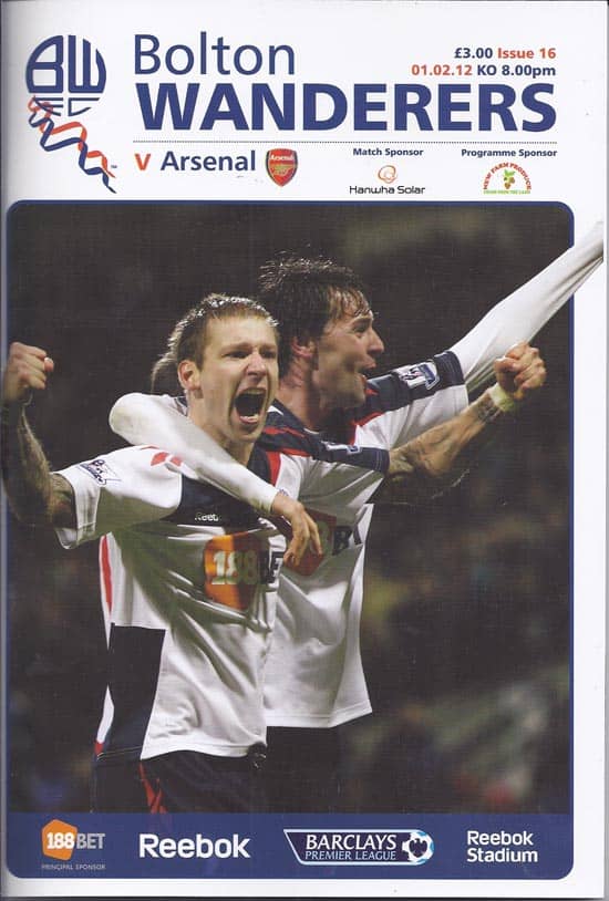 Bolton Wanderers FC v Arsenal FC